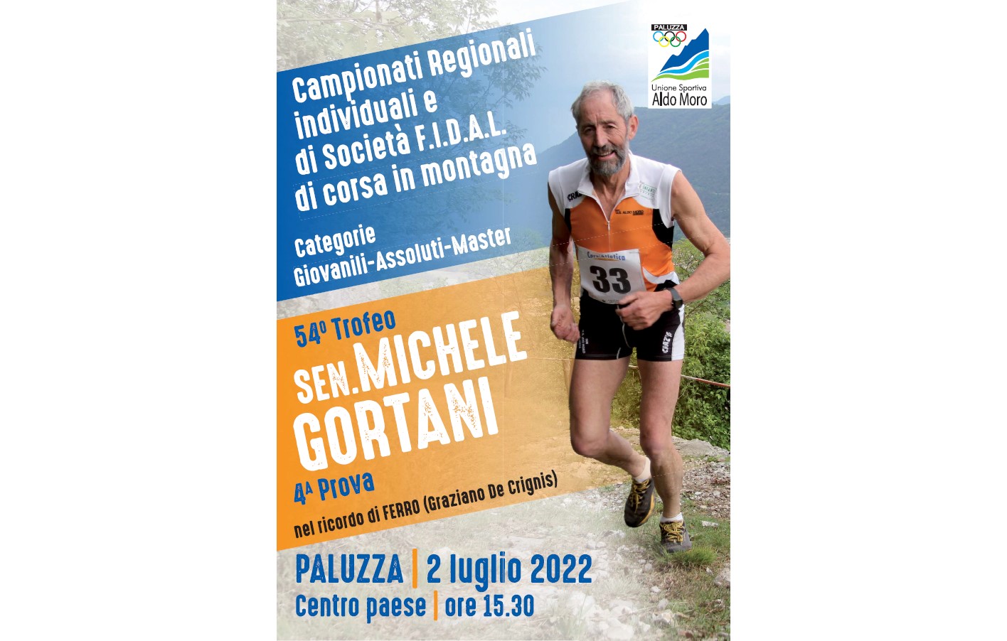 Scopri di più sull'articolo Sabato 2 luglio a Paluzza la 4^p del Trofeo Gortani valida come Campionato Regionale FIDAL